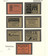 ** Deutsche Kolonien - Kamerun - Markenheftchen: 1911-1913, Saubere Partie Heftchenblätter, ZD, Sowie D - Kameroen
