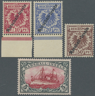 ** Deutsche Kolonien - Marshall-Inseln: 1897/1919, Postfrische Sammlung, Ab Mi. Nr. 3 Und 4 Je Geprüft - Marshall-Inseln