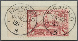 O/Brfst/Br Deutsche Kolonien - Samoa - Stempel: 1888-1913, Kleine Stempelpartie Samoa Meist Auf Sauber Und Zent - Samoa