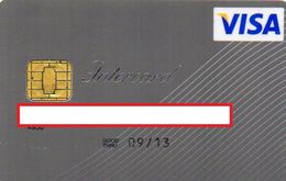 CARTE BANCAIRE INTERCARD Visa SUISSE - Schede Bancarie Uso E Getta