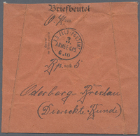 Br/ Feldpost 1. Weltkrieg: 1914/1917, Sammlung Von 116 Feldpostbelegen Im Safe Briefalbum, Dabei Mehrere - Autres & Non Classés