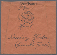 Br/ Feldpost 1. Weltkrieg: 1914/1917, Sammlung Von 116 Feldpostbelegen Im Safe Briefalbum, Dabei Mehrere - Andere & Zonder Classificatie