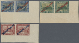 **/* Deutsche Abstimmungsgebiete: Saargebiet - Dienstmarken: 1922, Aufdruckausgabe, 3 C. Bis 1 Fr., Kompl - Service