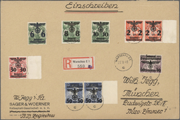 Br Deutsche Besetzung II. WK: 1940-43, Generalgouvernement, Ostland Und Elsaß/Lothringen/Luxemburg, übe - Occupation 1938-45