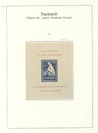 **/* Dt. Besetzung II WK - Frankreich - Privatausgaben: Legionärsmarken: 1941-42: Sammlung Inklusive 'Eis - Occupation 1938-45