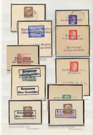 Brfst Dt. Besetzung II WK - Generalgouvernement: 1939/1942, NOTSTEMPEL WARTHELAND, Stempel-Spezial-Sammlun - Bezetting 1938-45