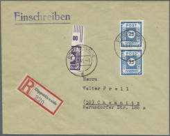 Br Deutschland Nach 1945: 1945/1989, Meist Bis 1951, Vielseitige Partie Von über 80 Briefen Und Karten, - Collections