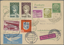 Br/GA Deutschland Nach 1945: 1945-1960, Westzonen Und BRD, Partie Mit über 500 Briefen, Ganzsachen Und Bel - Collections