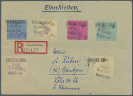 Br/GA Deutschland Nach 1945: 1945/1949 Ca., Kontrollrat, Lokalausgaben, SBZ: Gehaltvoller Sammlungsbestand - Collections