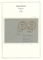 **/*/O/Br Deutsche Lokalausgaben Ab 1945: Apolda Bis Wittenberg, Nahezu Vollständige Sammlung Sämtlicher Lokal - Andere & Zonder Classificatie