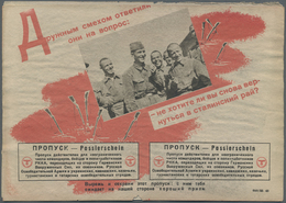 Sowjetische Zone - Besonderheiten: 1943, 4 German Propaganda Leaflets, Also One Propaganda Booklet " - Autres & Non Classés