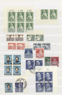 **/O/Brfst Bundesrepublik Und Berlin: 1948/1954, Sauberes Lot Ab Etwas Bizone Mit Nur Mittleren Und Besseren Au - Verzamelingen