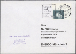 Br Bundesrepublik Und Berlin: 1980/1994 (ca.), Vielseitiger Bestand Von Sicher über 1.000 Briefen Aus F - Collections