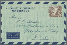 GA Berlin - Ganzsachen: 1948/1954. Posten Von Insgesamt 153 LUFTPOSTFALTBRIEFEN. Dabei Sind Die Michel- - Andere & Zonder Classificatie