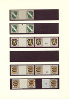 **/* Französische Zone: 1945/1949, Postfrisch/ungebrauchte Spezial-Sammlungspartie Auf Blanko-Blättern, M - Sonstige & Ohne Zuordnung