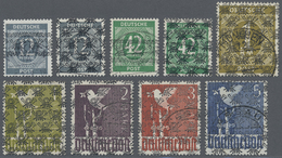 O Bizone: 1945/1949, Sammlung Auf Blättern, Ab Den Gemeinschaftsausgaben Inkl. Altershilfe-Blockpaar ( - Autres & Non Classés