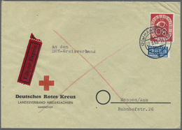 Br Bundesrepublik Deutschland: 1949/1961, Lot Von 47 Briefen Und Karten (davon 36 EF Und MeF), Bis Auf - Autres & Non Classés