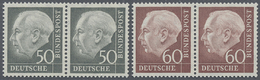 ** Bundesrepublik Deutschland: 1952/2001, Sammlung Dauerserien In Paaren, Zusammendrucke U. Markenheftc - Autres & Non Classés
