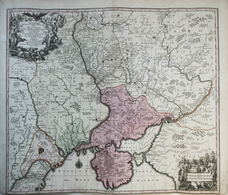 Landkarten Und Stiche: Matthias Seutter Ca. 1740 "Theatrum Belli Russorum Victoriis Illustrata Sive - Geographie