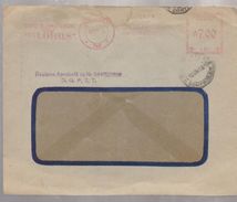 COVER ROUMANIE, 1939, CIRCULATED BUCURESTI WITH ANTET ``METALLOGLOBUS S.A.R.`` - Covers & Documents