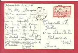 Y&T N°PA01 BIRMANDRUS     Vers  FRANCE    1948 2 SCANS - Aéreo