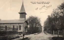 MONTIGNY...-BEAUCHAMPS.... L Eglise  Ave De Pierrelaye - Montigny Les Cormeilles