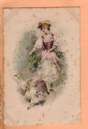Cpa Carte Postale Ancienne - Illustrateur Femme Oies - 1900-1949