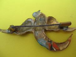 Bijou Fantaisie/ Petite Broche /Ruban Noué/ Métal Nickelé/  Vers 1930-1960   BIJ77 - Spille