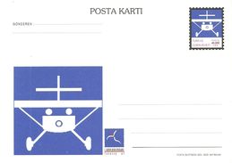 Turkey ; 1997 Postal Stationery "1st World Air Games (Glider)" - Postal Stationery