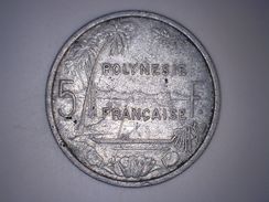 POLYNESIE FRANCAISE - 5 FRANCS 1965 - Französisch-Polynesien