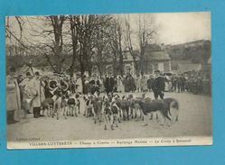 CPA Chasse à Courre Equipage Menier - La Curée à Bonneuil VILLERS-COTTERÊTS 02 - Villers Cotterets