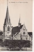 Sceaux - Vue De L' Eglise Et De La Place - Sceaux