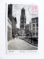 Old Post Card Netherlands Sent To Lithuania Utrecht Station 1934 Esperanto - Covers & Documents