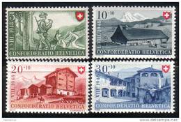 1948 PRO PATRIA Zu 38-41 / Mi 508-511 ** / MNH Série Complète - Nuevos