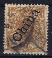 Deutsche Post China : Mi Nr 1 C II    Obl./Gestempelt/used   1898  Fold - Cina (uffici)