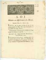 Revolution - 1791 - Loi Relative Au Dessechement Des Marais - Paris - Decreti & Leggi