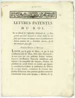 Revolution - 1790 - Lettres Patentes Du Roi Louis XVI - Decretos & Leyes