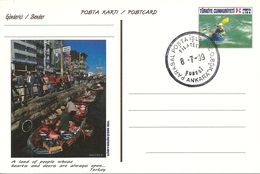 Turkey; 1999 Postal Stationery "Tourism" - Postwaardestukken