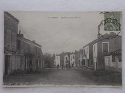 GABARRET - Boulevard Saint-Martin - CPA- CP- Carte Postale RARE - Gabarret
