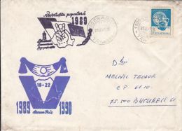 ANNIVERSARY OF 1989 REVOLUTION, SPECIAL COVER, 1991, ROMANIA - Covers & Documents