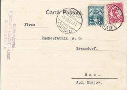 KING CHARLES II, AVIATION, STAMPS, PERFINS, BRASOV COMPANY HEADER POSTCARD, 1934, ROMANIA - Covers & Documents