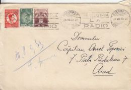 KING CHARLES II, AVIATION, STAMPS ON COVER, 1933, ROMANIA - Cartas & Documentos