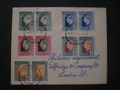 Sud - Africa  South Africa  Afrique Du Sud 1937 Coronation Of King George VI COVER ENVELOPE PRETORIA TO LONDON - Luftpost