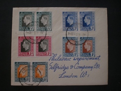 Sud - Africa  South Africa  Afrique Du Sud 1937 Coronation Of King George VI COVER ENVELOPE PRETORIA TO LONDON - Airmail