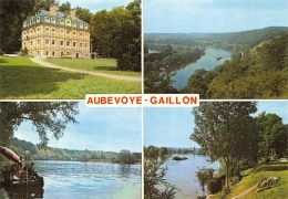 AUBEVOYE - GAILLON  MUTUELLE DES DOUANES  DOMAINE DE TOURNEBUT  QUATRE VUES - Aubevoye