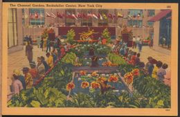 °°° 9325 - USA - NY - NEW YORK - CHANNEL GARDEN  ROCKEFELLER CENTER - 1957 °°° - Parken & Tuinen