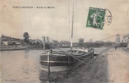 Port A Binson     51       . Bords De La Marne.  Péniche                      (voir Scan) - Autres & Non Classés