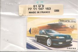 CARTE-PUCE-PRIVEE-PUBLIC- 5U-GN16-01/94-GEM1-LAGUNA RENAULT-2eLogo-N° Série B41197002-NSB D ORIGINE-TB E-LUXE - 5 Eenheden