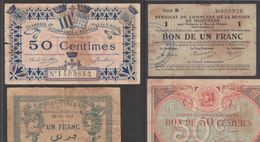 FRANCE  MONNAIES DE VILLES  DURANT LA GUERRE  1914/1918   Réf 684+ 685 - Autres & Non Classés