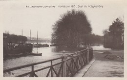 BOULOGNE SUR SEINE  HAUTS DE SEINE  92  CPA INNONDATIONS DE 1910 - Boulogne Billancourt